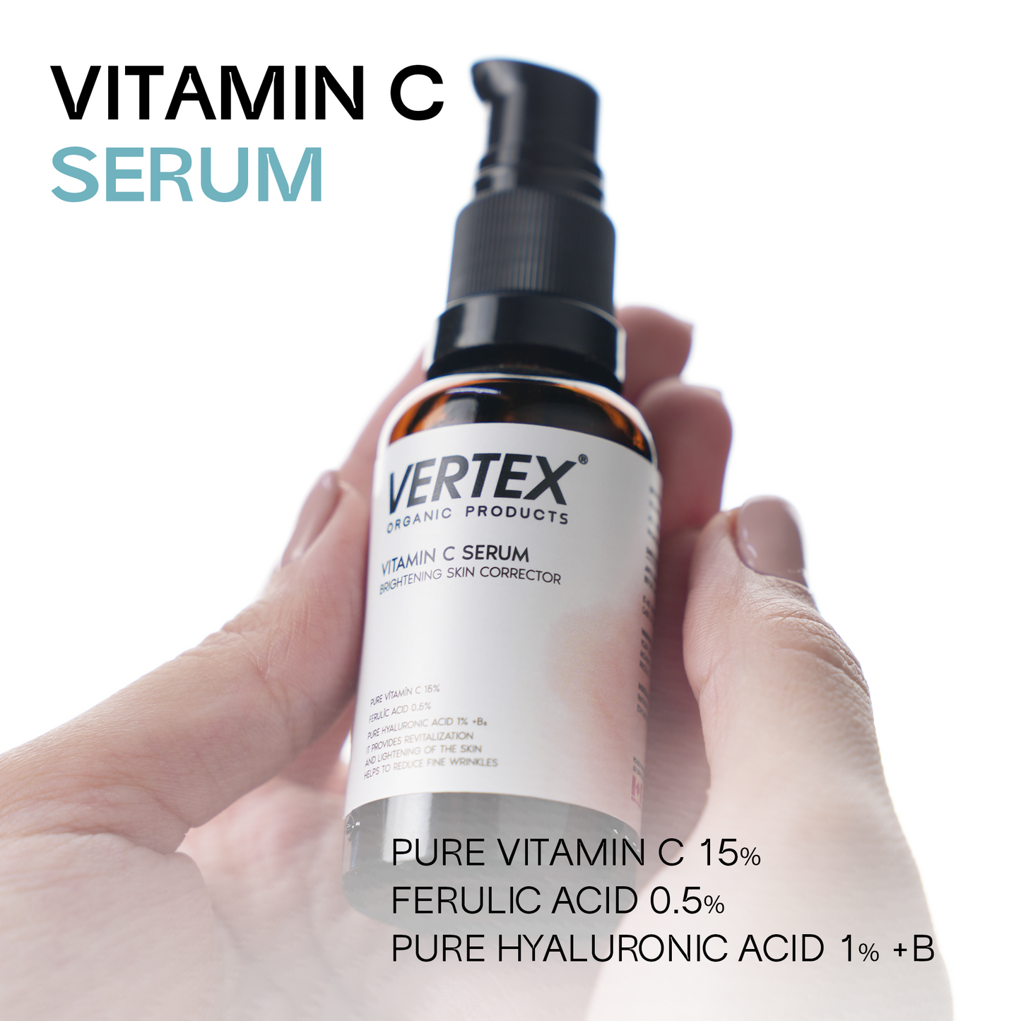 PURE VITAMIN C SERUM & BRIGHTENING SKIN CORRECTOR