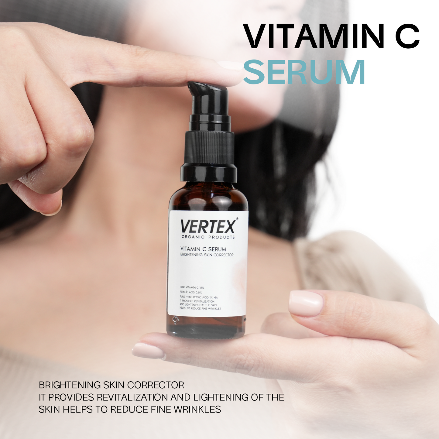 PURE VITAMIN C SERUM & BRIGHTENING SKIN CORRECTOR