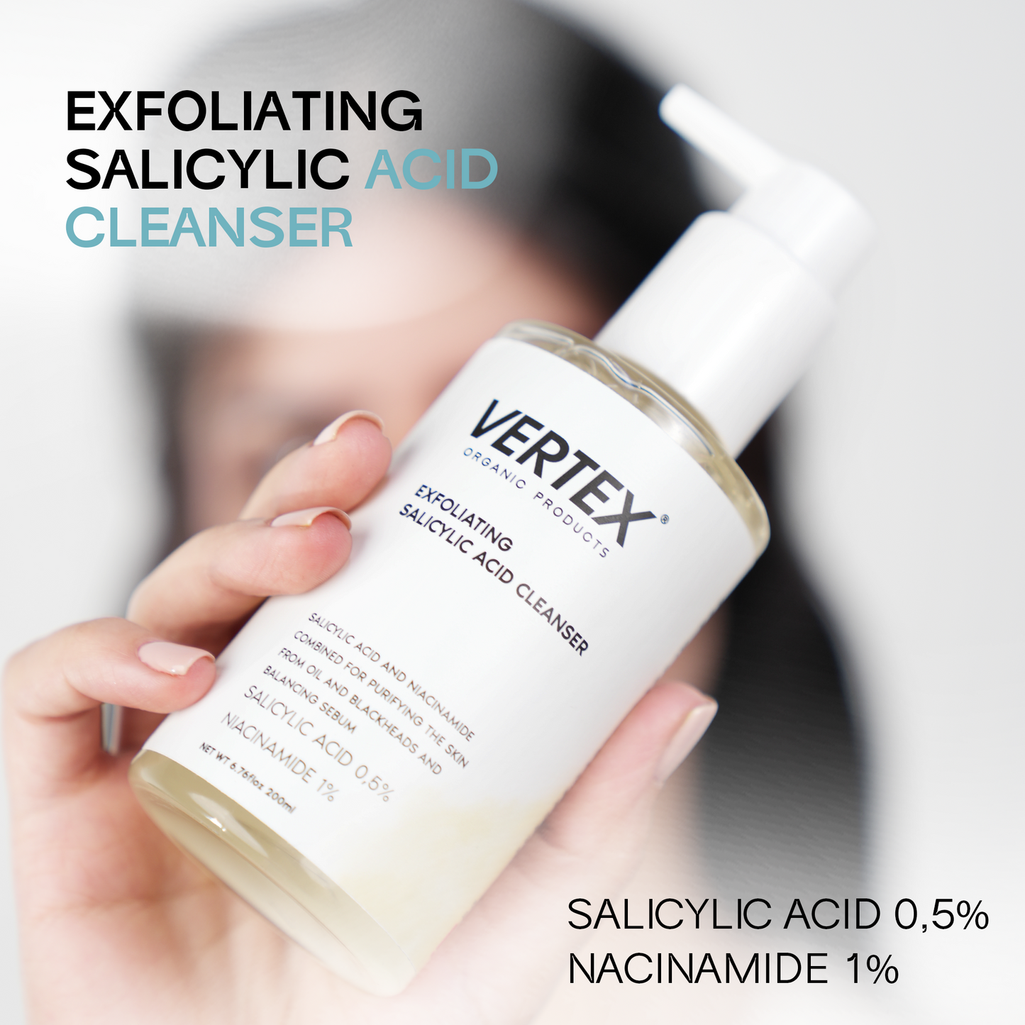 EXFOLIATING SALICYLIC ACID FACIAL CLEANSER GEL 200 ML