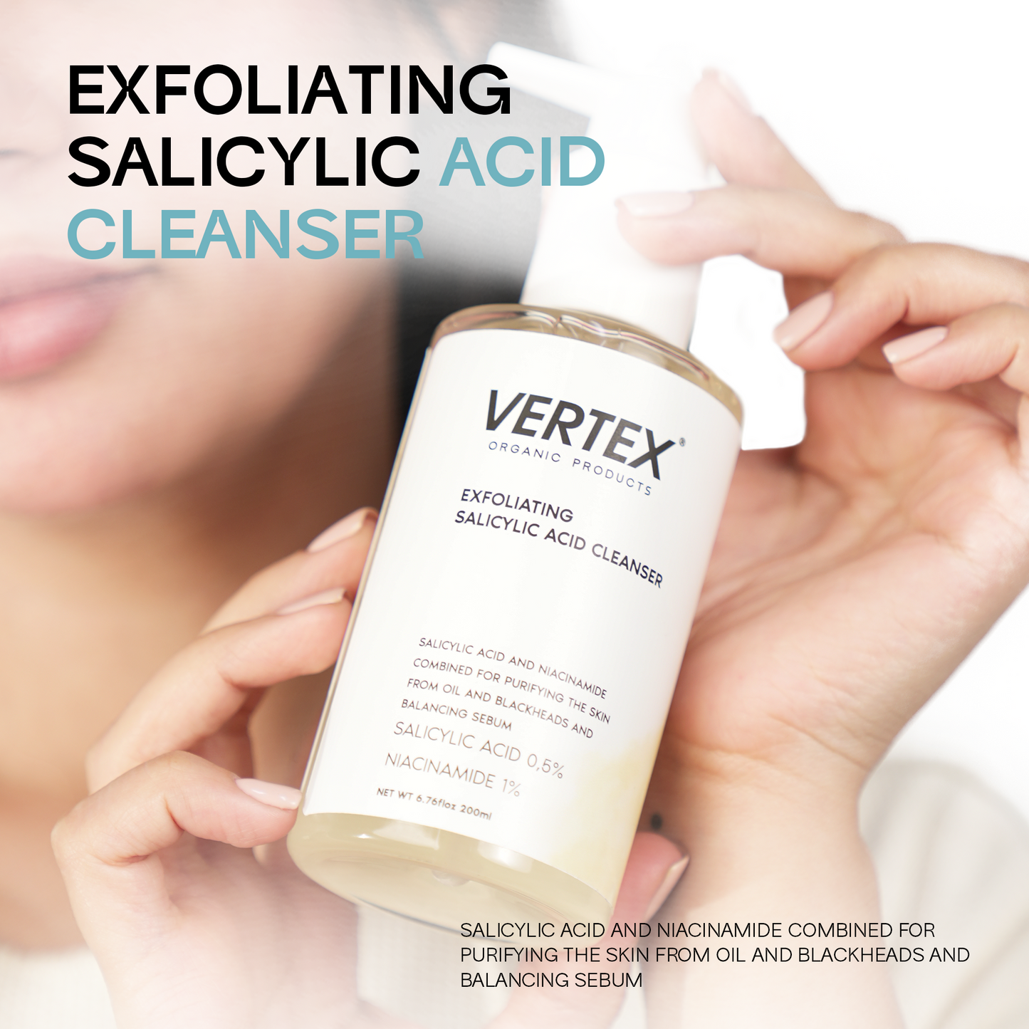 EXFOLIATING SALICYLIC ACID FACIAL CLEANSER GEL 200 ML